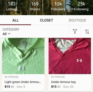 Under Armour top bundle